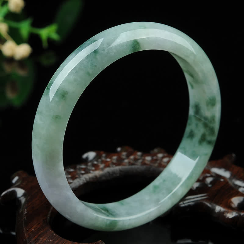 KarmaRipple's Jade Fortune Blessing Prosperity Bracelet Bangle p1