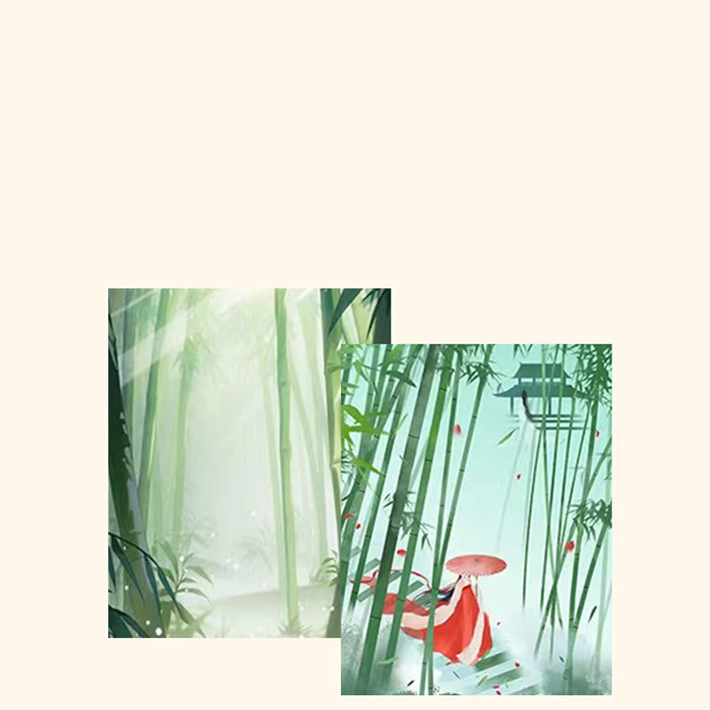 KarmaRipple's 925 Sterling Silver Hetian Jade Bamboo Leaf Peace Buckle Prosperity Pendant Necklace p8