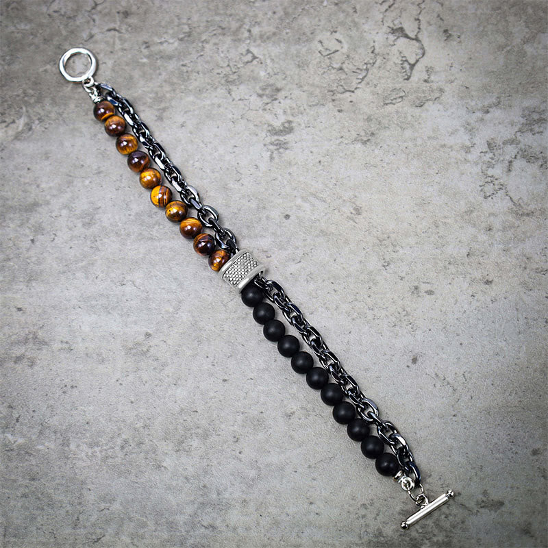 KarmaRipple's Authentic Tiger Eye Lazurite Protection Bracelet p6