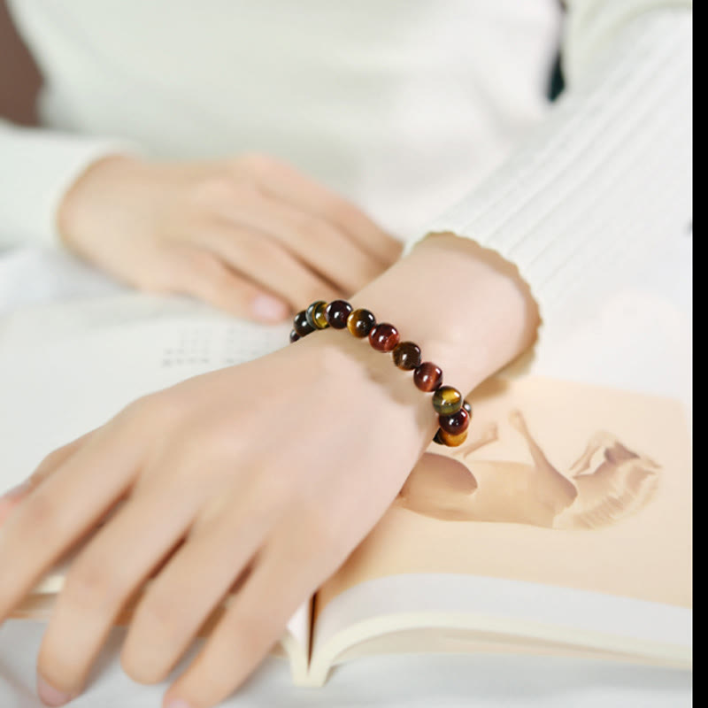 KarmaRipple's Authentic Tiger Eye Positive Protection Bracelet p12