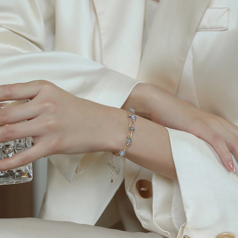 KarmaRipple's Moonstone'sitive Charming Chain Bracelet p8