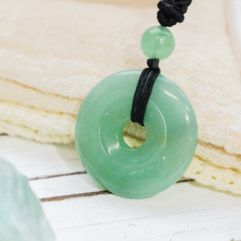 KarmaRipple's Fortunate Coin Necklace Balancing Gemstone Gemstone Pendant p11