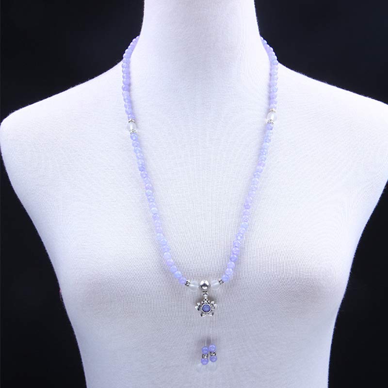 KarmaRipple's Purple Jasper Bead Strength Bracelet Mala p7