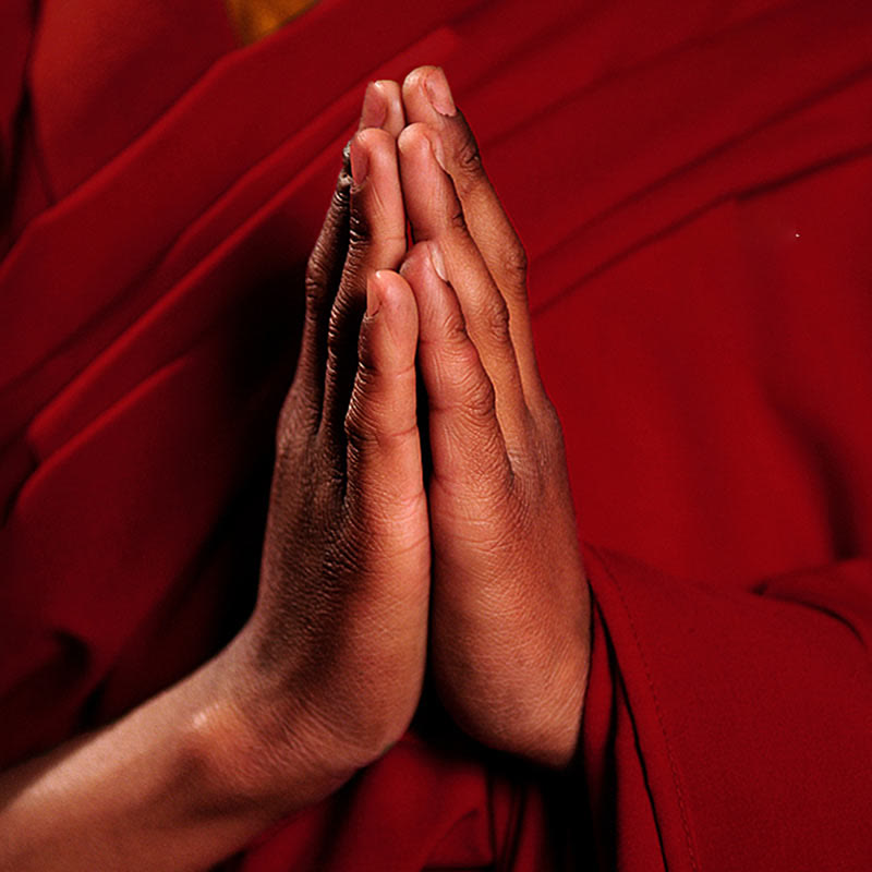 KarmaRipple's 999 Sterling Silver Six True Word Heart Sutra String Pendant Necklace p30