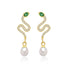 Green-Eyed Snake Pearl Gold
