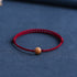 Dark Red Rope / 8mm / Bracelet(Wrist Circumference 14-17cm)