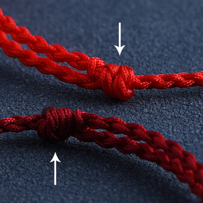 KarmaRipple's Authentic Peach Wood Bead Ward Off Evil Spirits Woven Bracelet p26