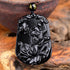 Monkey / Obsidian 47.2*32.7*10MM