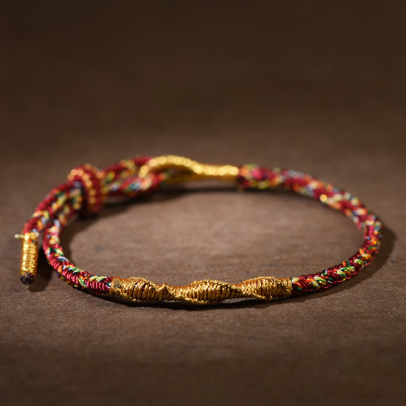 KarmaRipple's Handmade Chinese Zodiac Natal Buddha Fortune Strength Woven Rope Bracelet p8