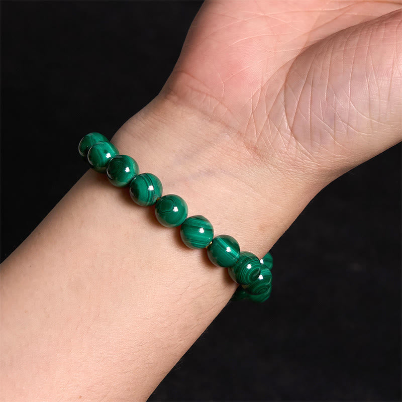 KarmaRipple's Authentic Malachite Protection Calmness Bracelet p1