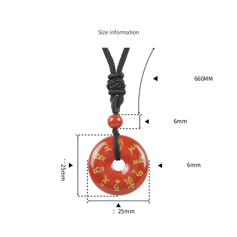 KarmaRipple's Green Tara Mantra Authentic Various Gemstone Black Obsidian Fulfilment Pendant Necklace p13