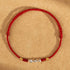 925 Sterling Silver Red Rope / Anklet(Circumference 19-23cm)