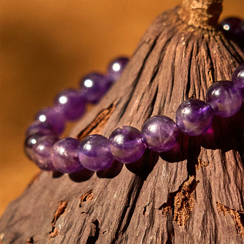 KarmaRipple's Authentic Amethyst Inner Peace Meditation Bracelet p3