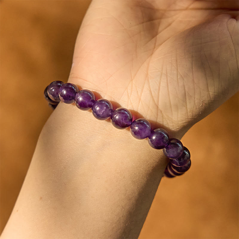 KarmaRipple's Authentic Amethyst Inner Peace Meditation Bracelet p4
