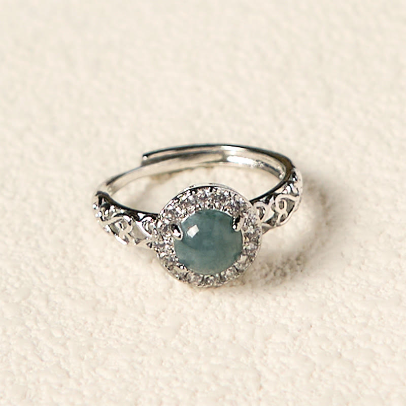 KarmaRipple's Authentic Hetian Jade Egg Ruyi Stick Pattern Fortune Ring p3