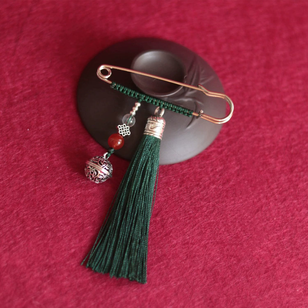 KarmaRipple's Retro Bell Tassels Brooch p1