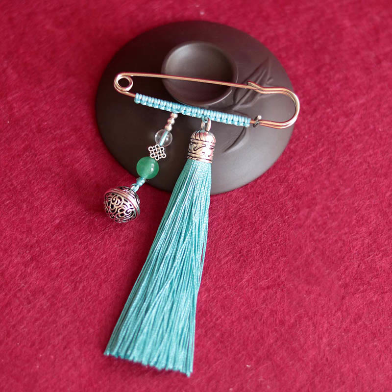 KarmaRipple's Retro Bell Tassels Brooch p19