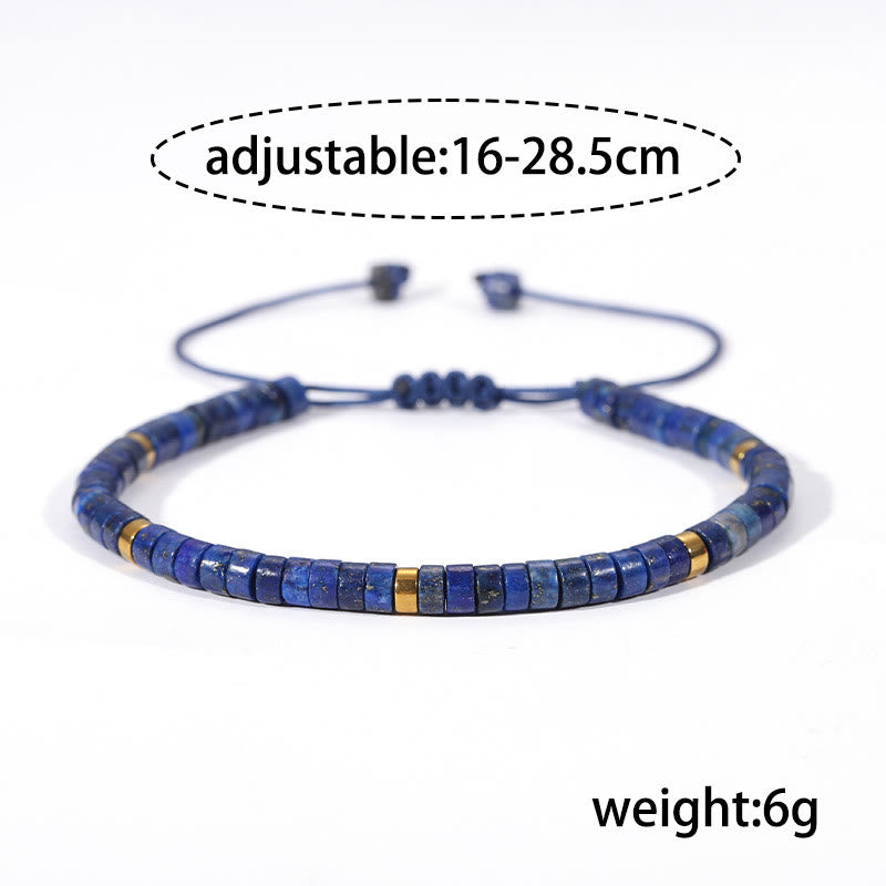 KarmaRipple's Authentic Lazurite Spacer Bead Positive Balance Bracelet p7