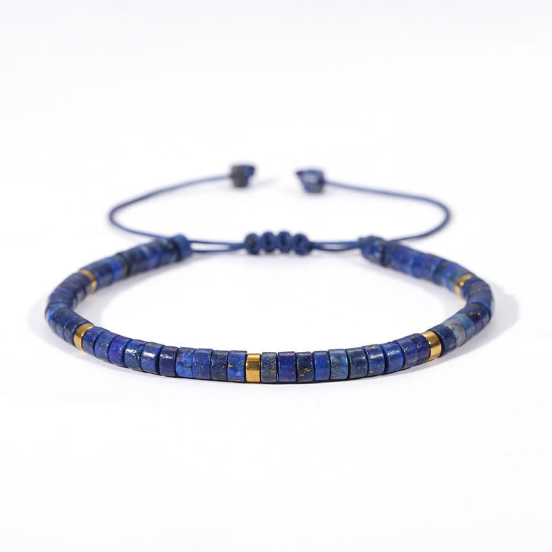 KarmaRipple's Authentic Lazurite Spacer Bead Positive Balance Bracelet p10