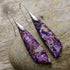 Purple Emperor Stone(Copper Posts)-Silvery
