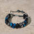 Blue Tiger Eye&Black Obsidian&Black Magnetite (Wrist Circumference: 16-24cm)