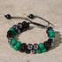 Malachite &Black Magnetite&Black Magnetite (Wrist Circumference: 16-24cm)