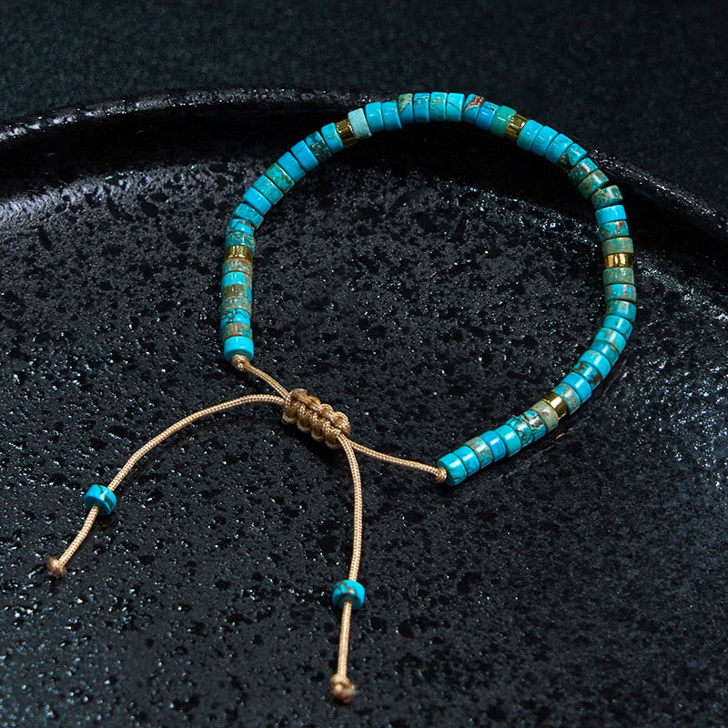 KarmaRipple's Emperor Stone Happiness Spacer Bead Bracelet p3