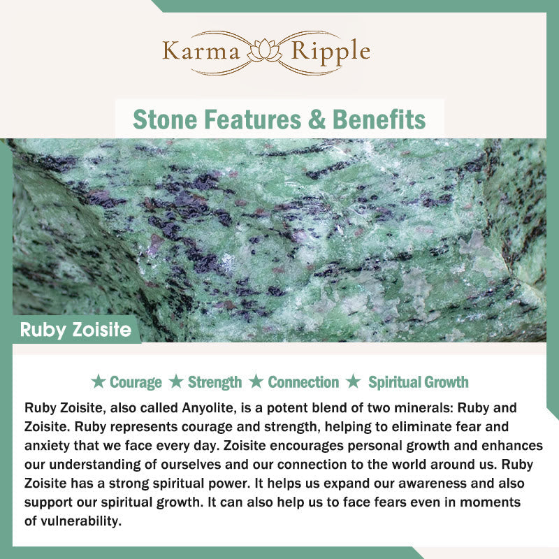 KarmaRipple's Love Self Green Series Calm Balance Support Bracelet p14