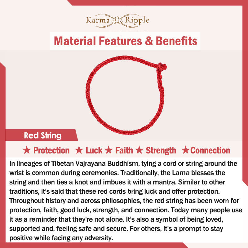 KarmaRipple's 999 Gold Fortune Protection Koi Fish Handmade Woven String Bracelet p10