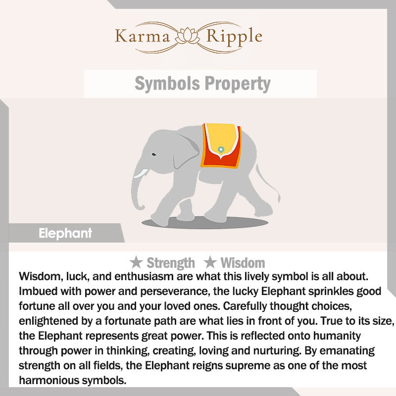 KarmaRipple's Elephant Pewter Titanium Steel Strength Pendant Necklace p10