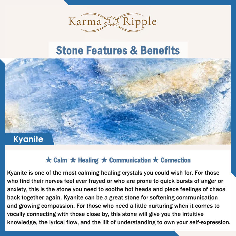 KarmaRipple's Kyanite Balancing Bracelet p6
