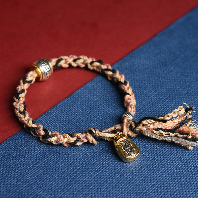 KarmaRipple's Zakiram Goddess of Wealth Om Mani Padme Hum Peace Handmade Bracelet p2