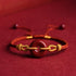 Dark Red Rope(Wrist Circumference 14-23cm)