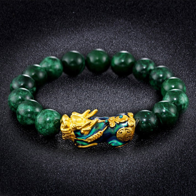 KarmaRipple's FengShui PiXiu Jade Protection Bracelet p2