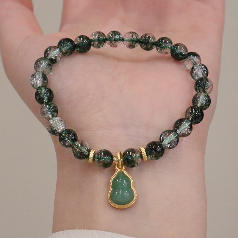 KarmaRipple's Authentic Green Phantom Confidence Gourd Buddha Talisman Bracelet p3