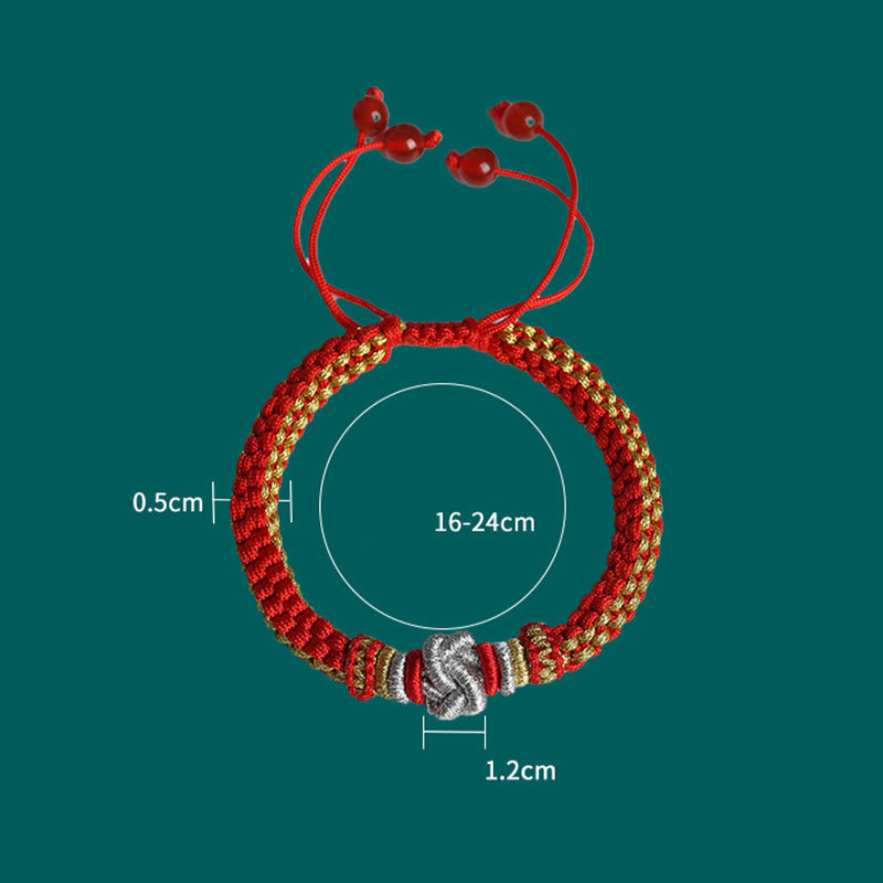 KarmaRipple's Colorful Rope True Love Weave Fortune Handmade Bracelet p14