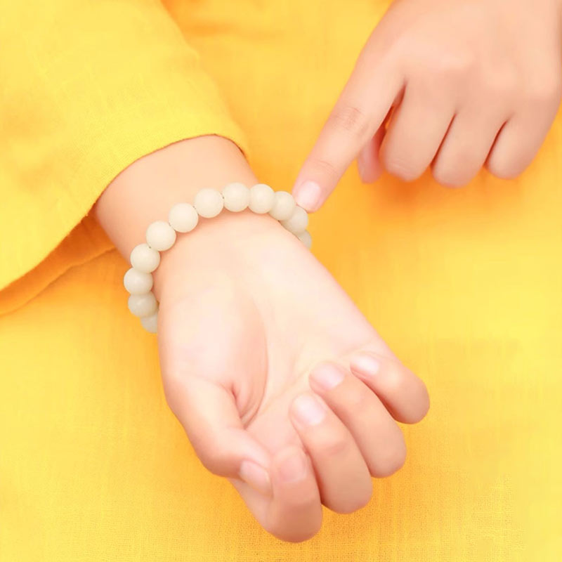 KarmaRipple's Bodhi Seed Red Agate Black Obsidian Pink Gemstone Rutilated Quartz Peace Wrist Mala Bracelet p14