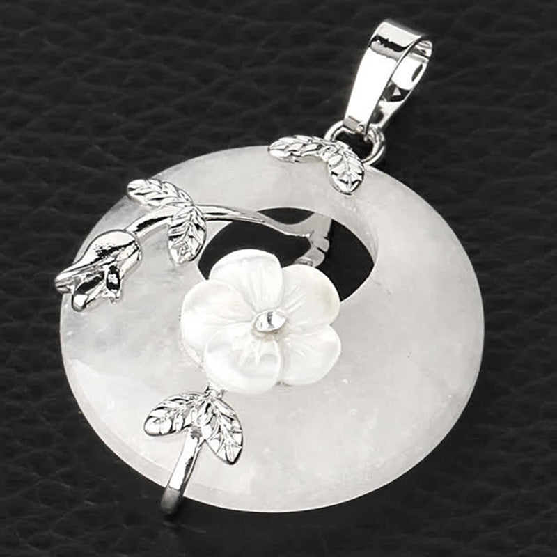 KarmaRipple's Various Gemstone Amethyst Green Aventurine Flower Balancing Pendant Necklace p8