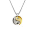 Yin Yang Silver&Yellow