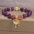 Amethyst&Strawberry Quartz&Cat Eye