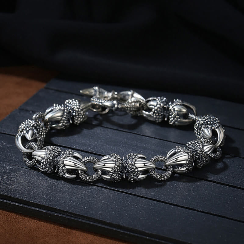 KarmaRipple's Dragon Claw Engraved Strength Protection Bracelet p1