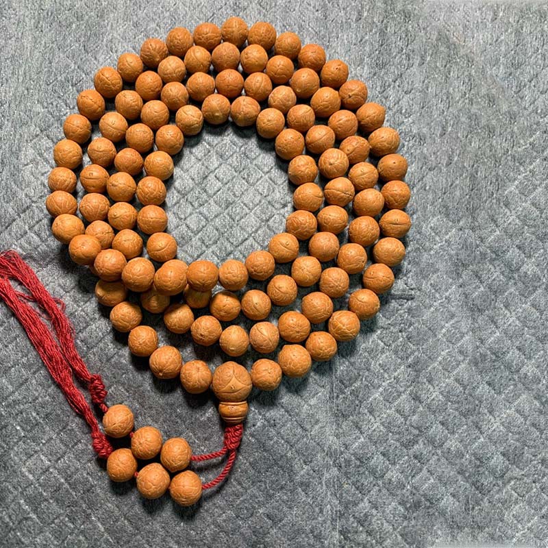 KarmaRipple's 108 Mala Beadwork Nepal Bodhi Seed Fortune Wealth Tassel Bracelet p19