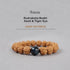 9mm / Rudraksha Bodhi Seed & Tiger Eye