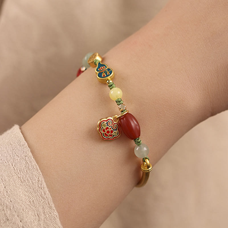 KarmaRipple's Tibetan Auspicious Clouds Fortune Happiness Wealth Fortune Bracelet p5