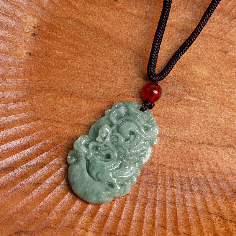 KarmaRipple's Authentic Jade 12 Chinese Zodiac Prosperity Pendant Necklace p14