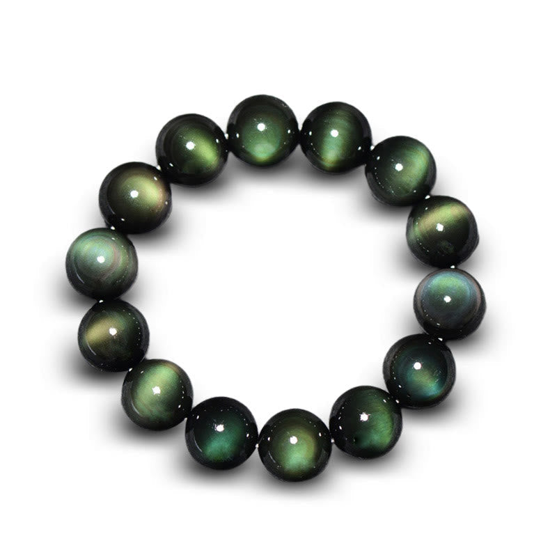KarmaRipple's Authentic Green Eye Obsidian Wealth Bracelet p10