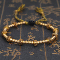 KarmaRipple's Tibetan Curse Six True Words Wealth Bracelet