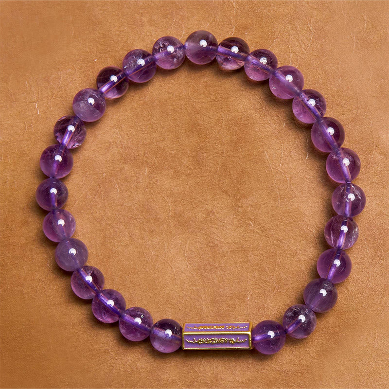KarmaRipple's Authentic Amethyst Inner Peace And Balancing Bracelet p2