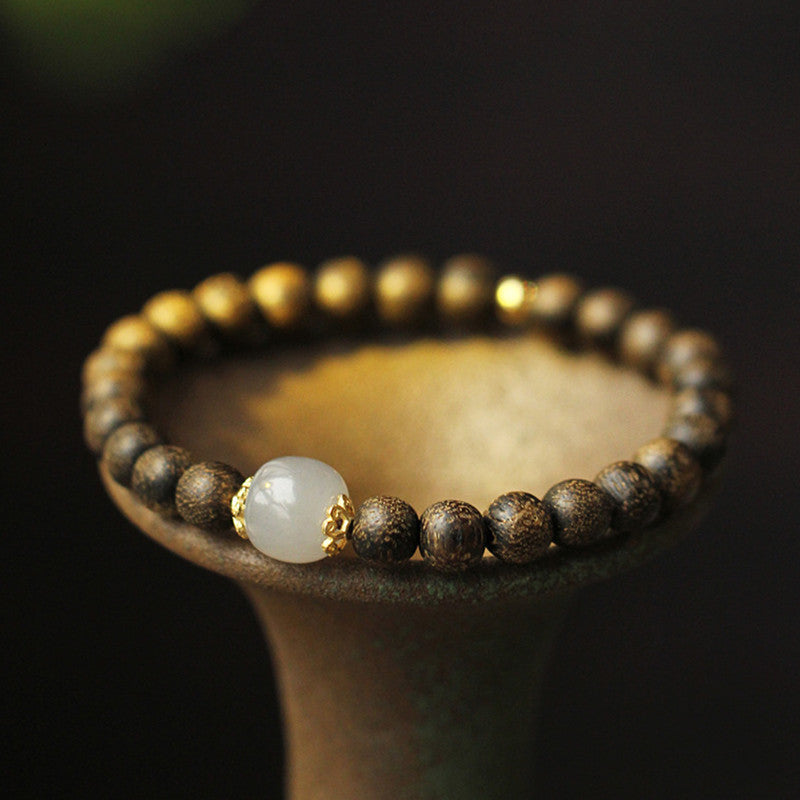 KarmaRipple's Agarwood Jade Strength Calm Bracelet p14