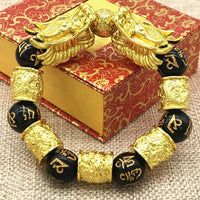 KarmaRipple's Double Dragon Wealth Protection Bracelet